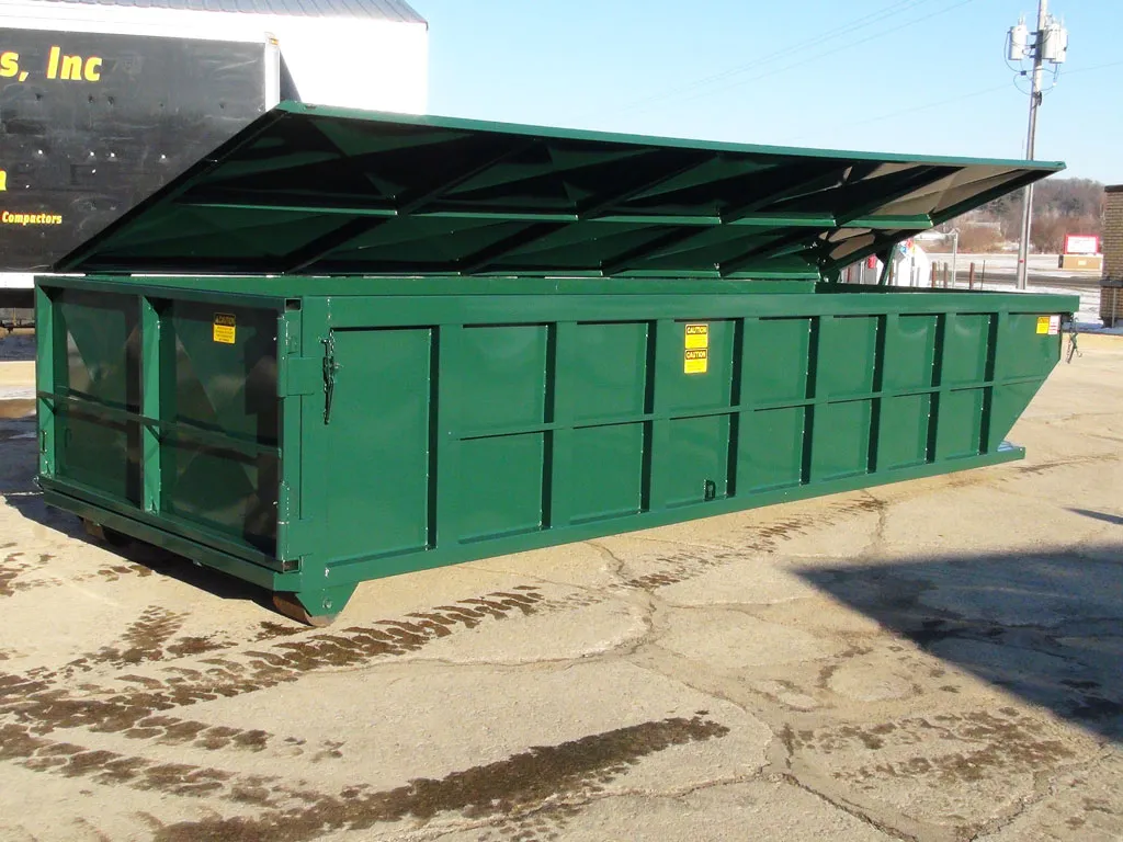 Home 5 roll off container with lid
