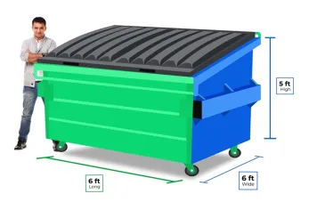 dumpster rental 6 yard 